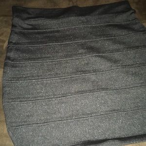 A black pencil skirt